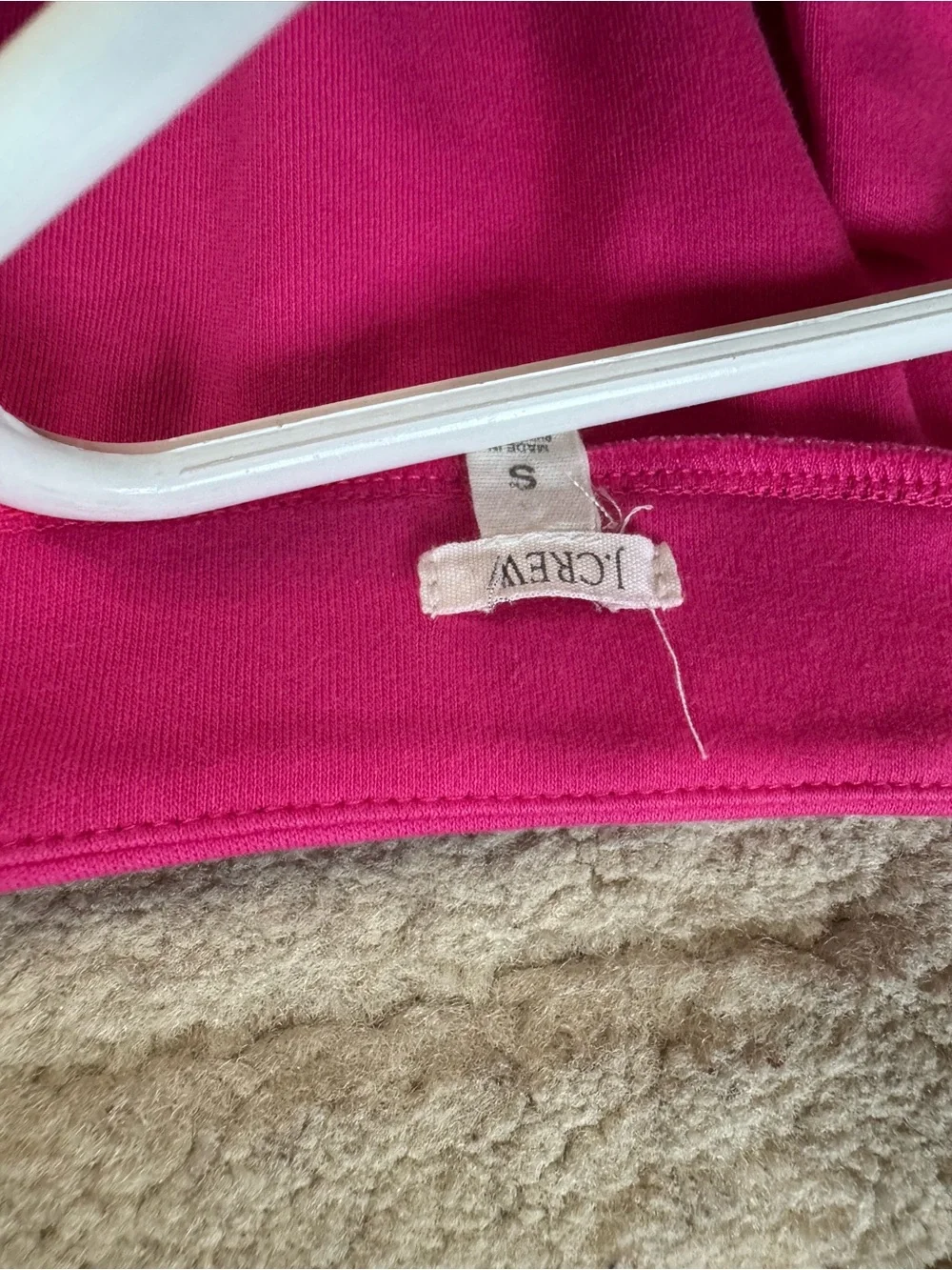J. Crew Vibrant Pink Sleeveless Belted Dress